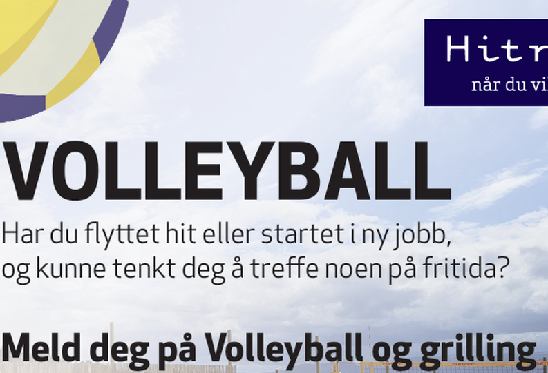 Volleyball og grilling på Balsnes gård